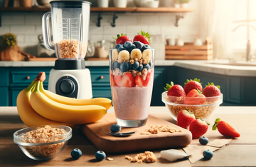 Batido de Frutas y Granola
