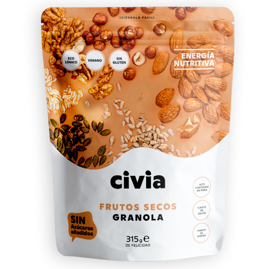 Granola Frutos Secos<br>BIO Sin Gluten · 300g