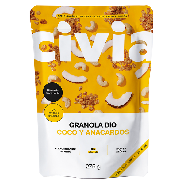 Granola Coco y Anacardos Civia Foods