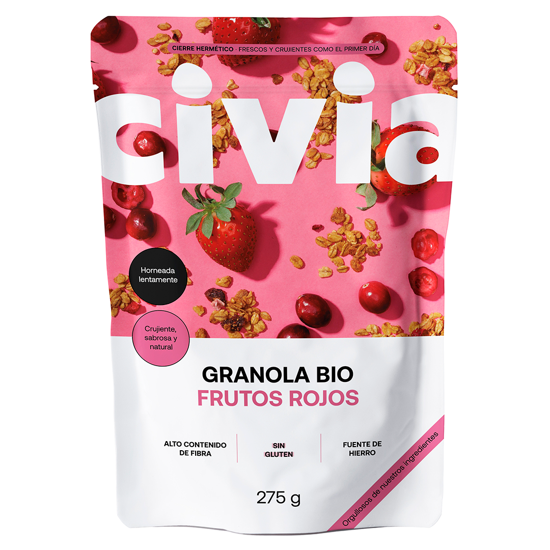 Granola Frutos Rojos<br>BIO Sin Gluten · 275g