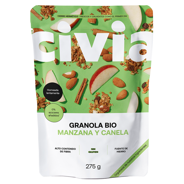 Granola Manzana y Canela Civia Foods